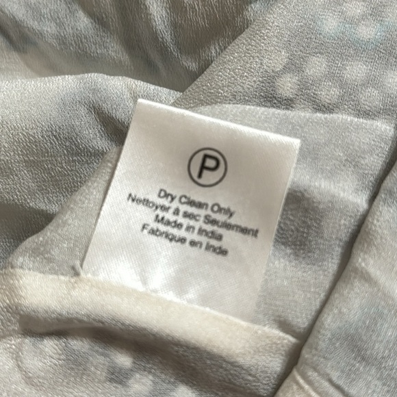 ROCOCO SAND 100% Silk Mini Dress Tassels Open Back size M Ruffles Vacation Party - Picture 12 of 13